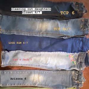 Girls Jeans & Jeggings 6,6x,7